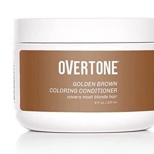 Overtone Golden Brown Coloring Conditioner - Nourishing Brown Hair Color